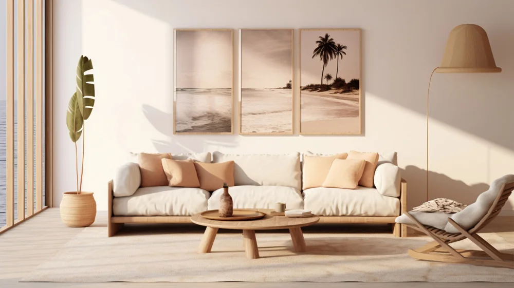 pared decoracion salon